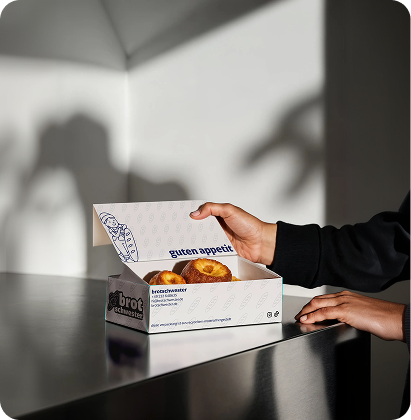 Brotschwester Verpackungsdesign für Gebäck